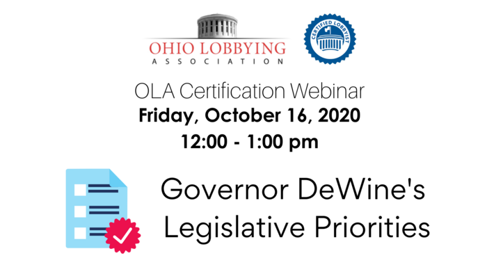 Governor DeWine Webinar Masthead